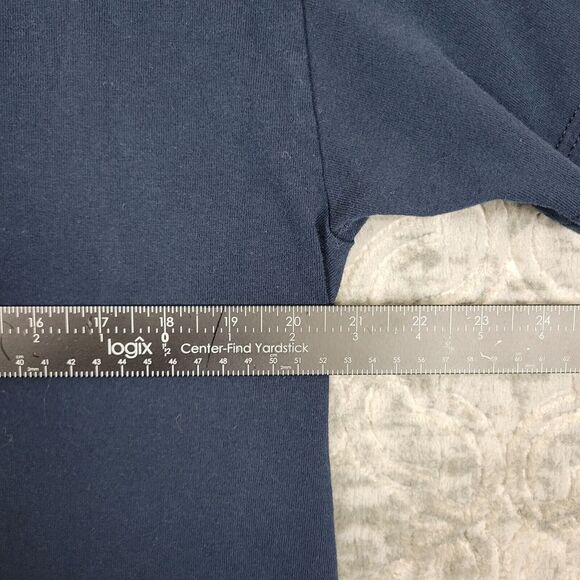 Vintage Sea Turtle Hawaii Shirt Mens Large Navy Blue Hawaiian Kauai Distressed - Picture 8 of 10